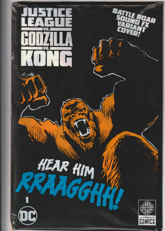 JUSTICE LEAGUE VS GODZILLA VS KONG #1 - DC COMICS - DEC 6 2023 - BATTLE ROAR VARIANT