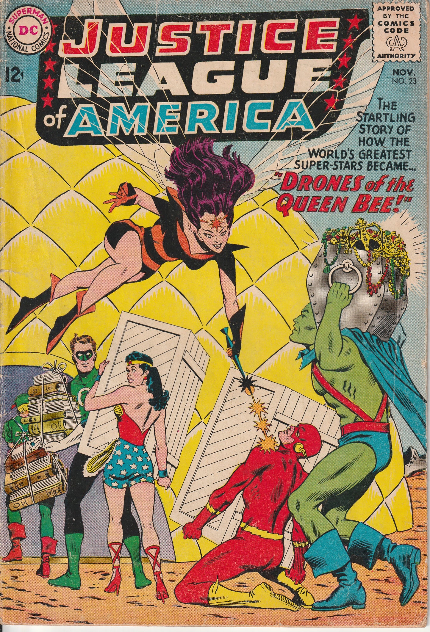 JUSTICE LEAGUE OF AMERICA #23 - DC COMICS - NOV 1963 (4.5-5.0)