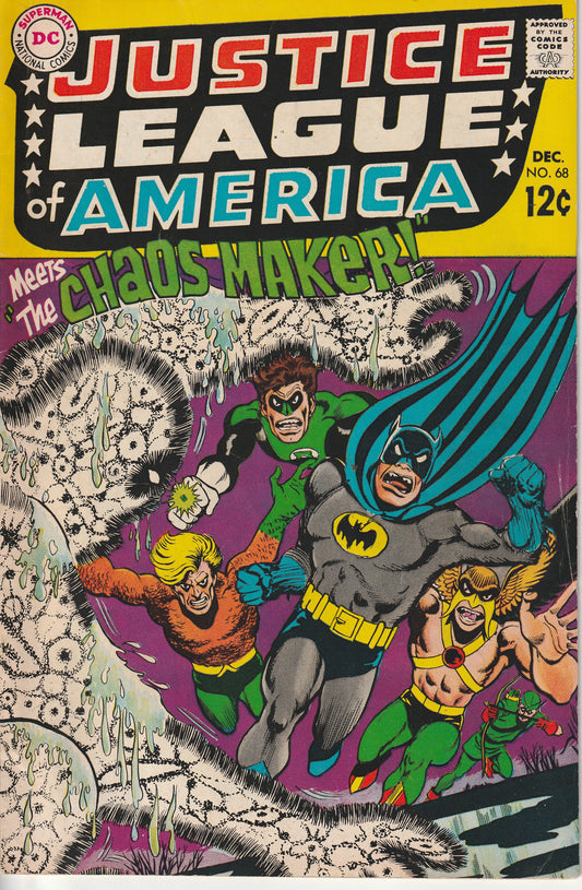 JUSTICE LEAGUE OF AMERICA #68 - DC COMICS - DEC 1968 (7.0)