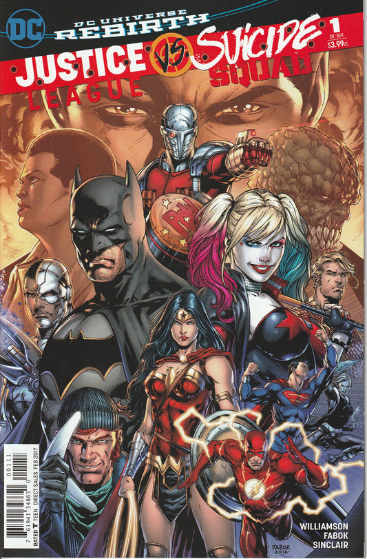 JUSTICE LEAGUE VS THE SUICIDE SQUAD 1-6 * DC COMICS - 2016
