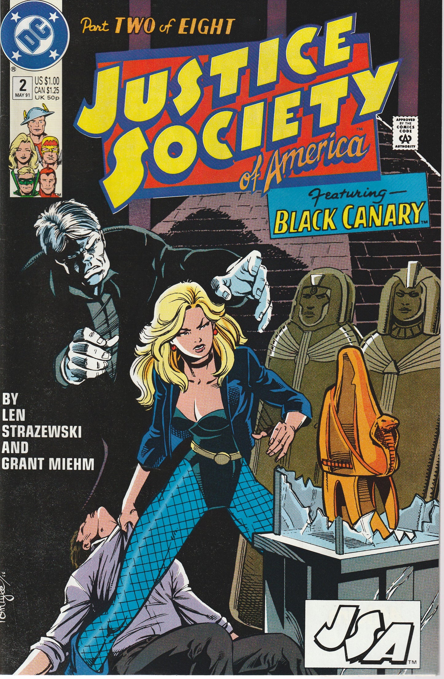 JUSTICE SOCIETY OF AMERICA #1-8 * DC COMICS - FEB 1991