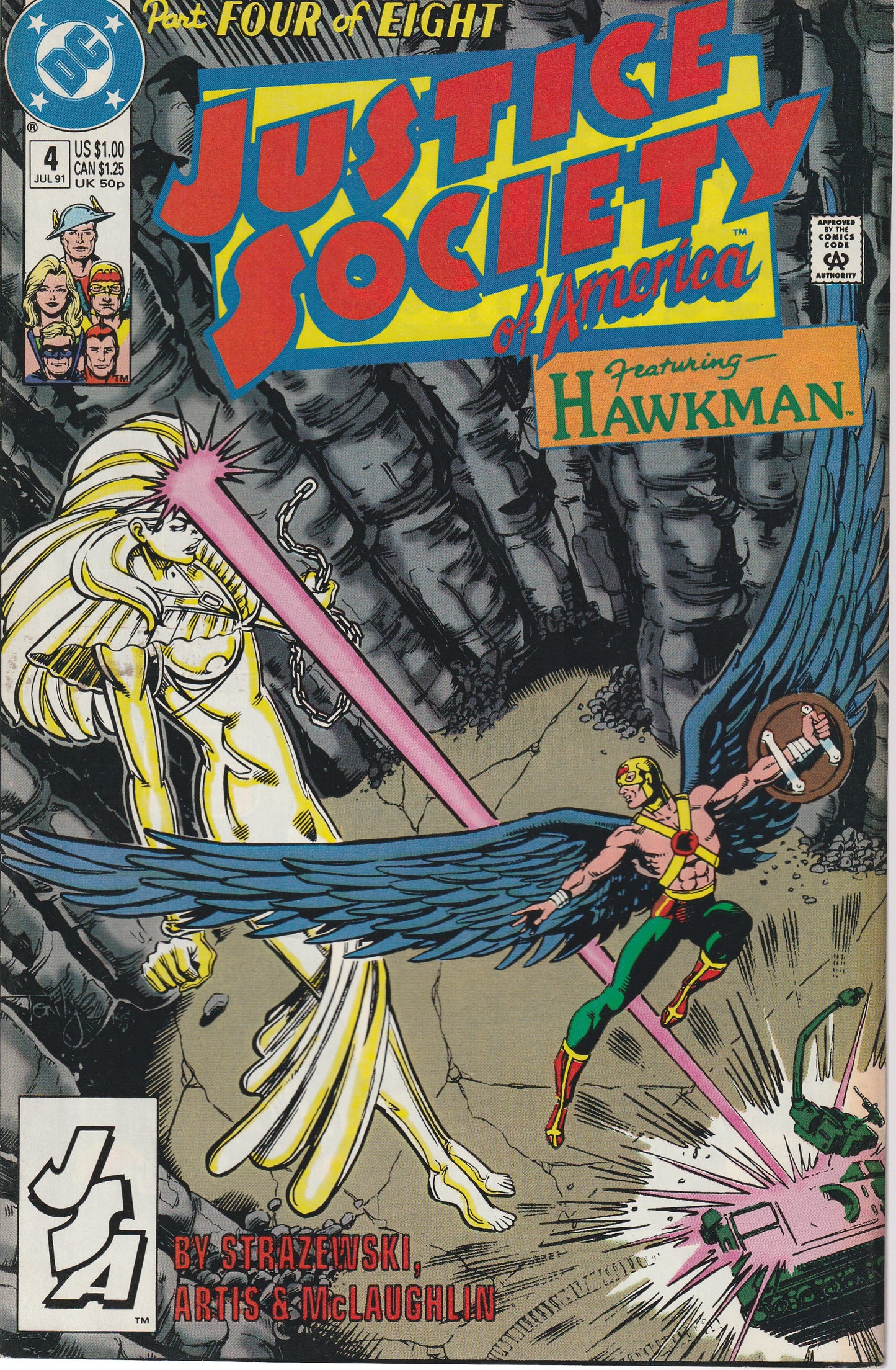 JUSTICE SOCIETY OF AMERICA #1-8 * DC COMICS - FEB 1991