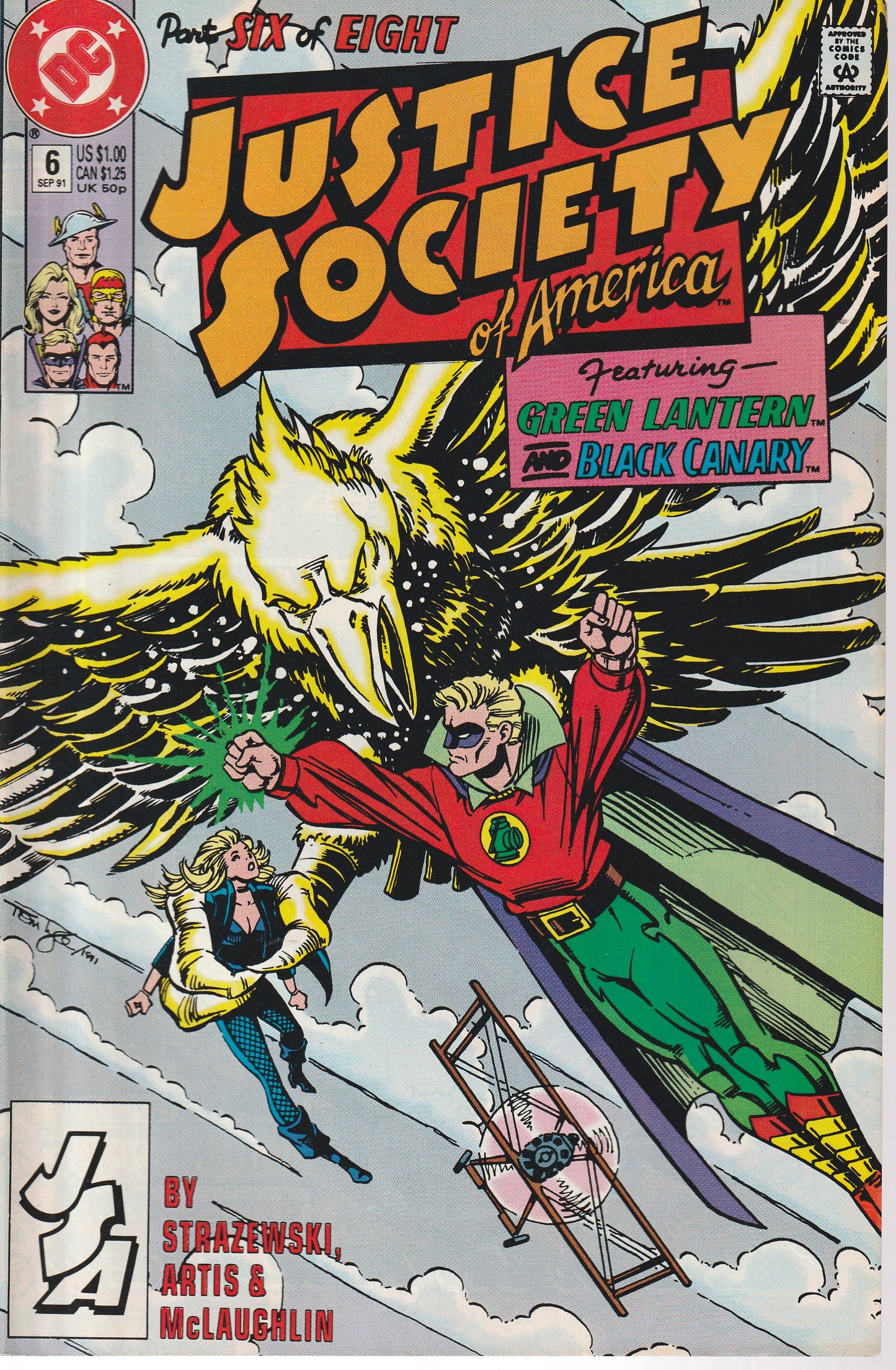 JUSTICE SOCIETY OF AMERICA #1-8 * DC COMICS - FEB 1991