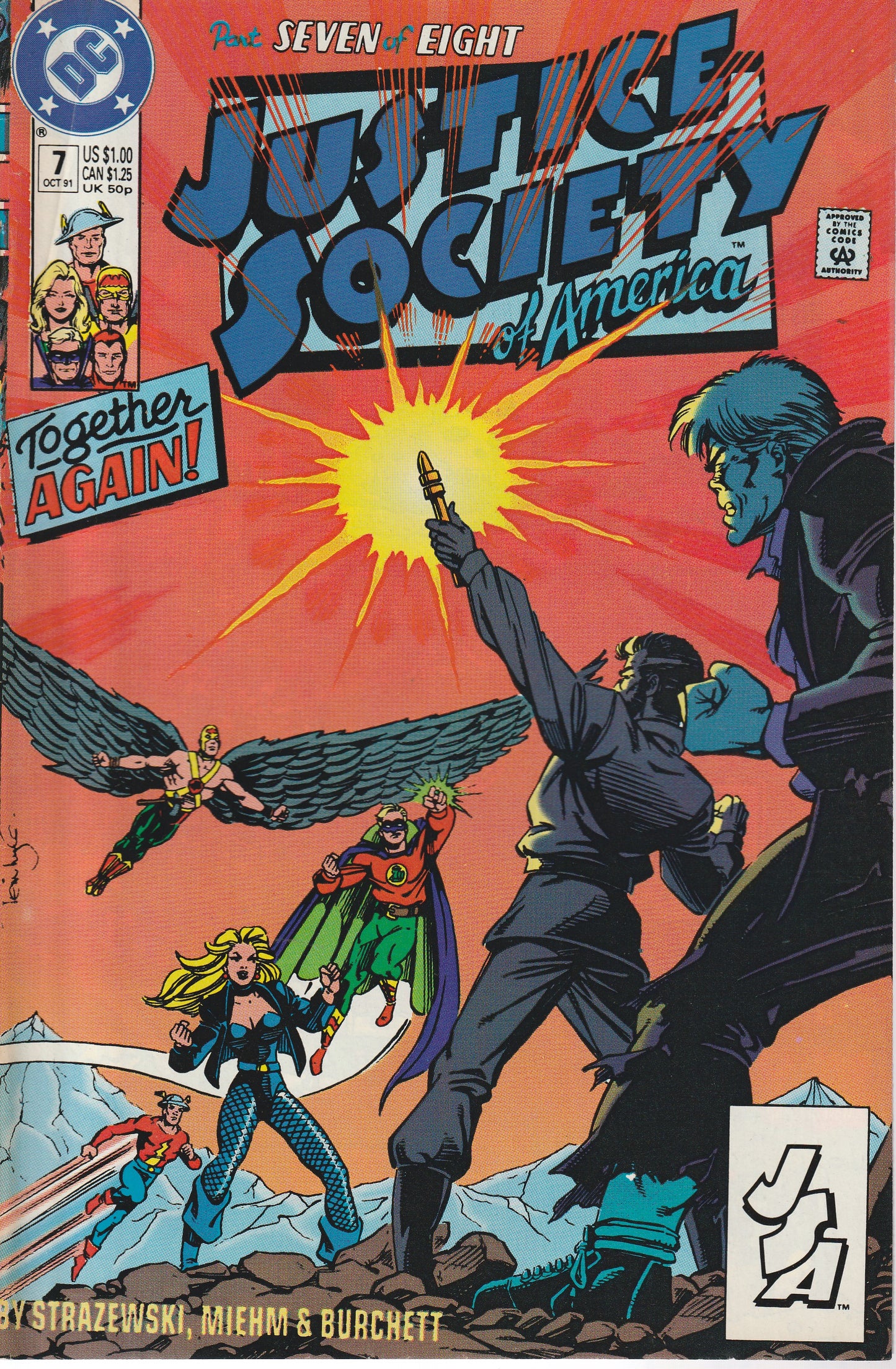 JUSTICE SOCIETY OF AMERICA #1-8 * DC COMICS - FEB 1991