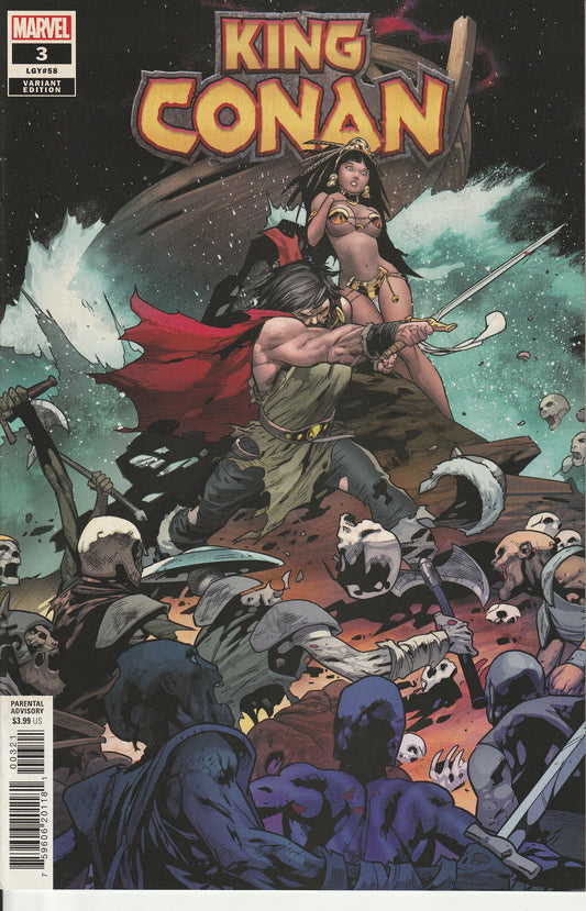 KING CONAN #3 - MARVEL COMICS - FEB 16 2022 - 1:25 VARIANT
