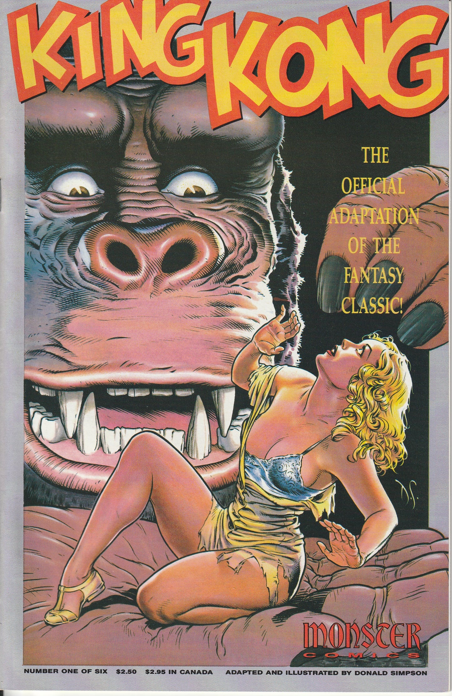 KING KONG #1 1991 FANTAGRAPHICS