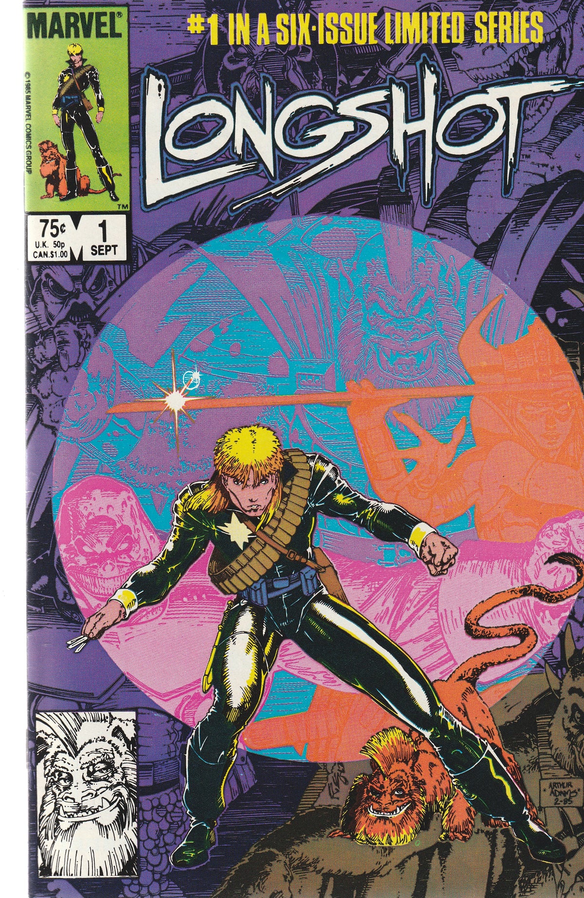 LONGSHOT #1 || MARVEL COMICS || SEP 1985 || (8.5-9.0)