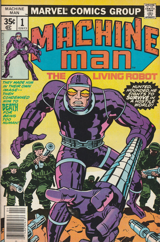 MACHINE MAN #1 - MARVEL COMICS - APR 10 1978 (8.0)