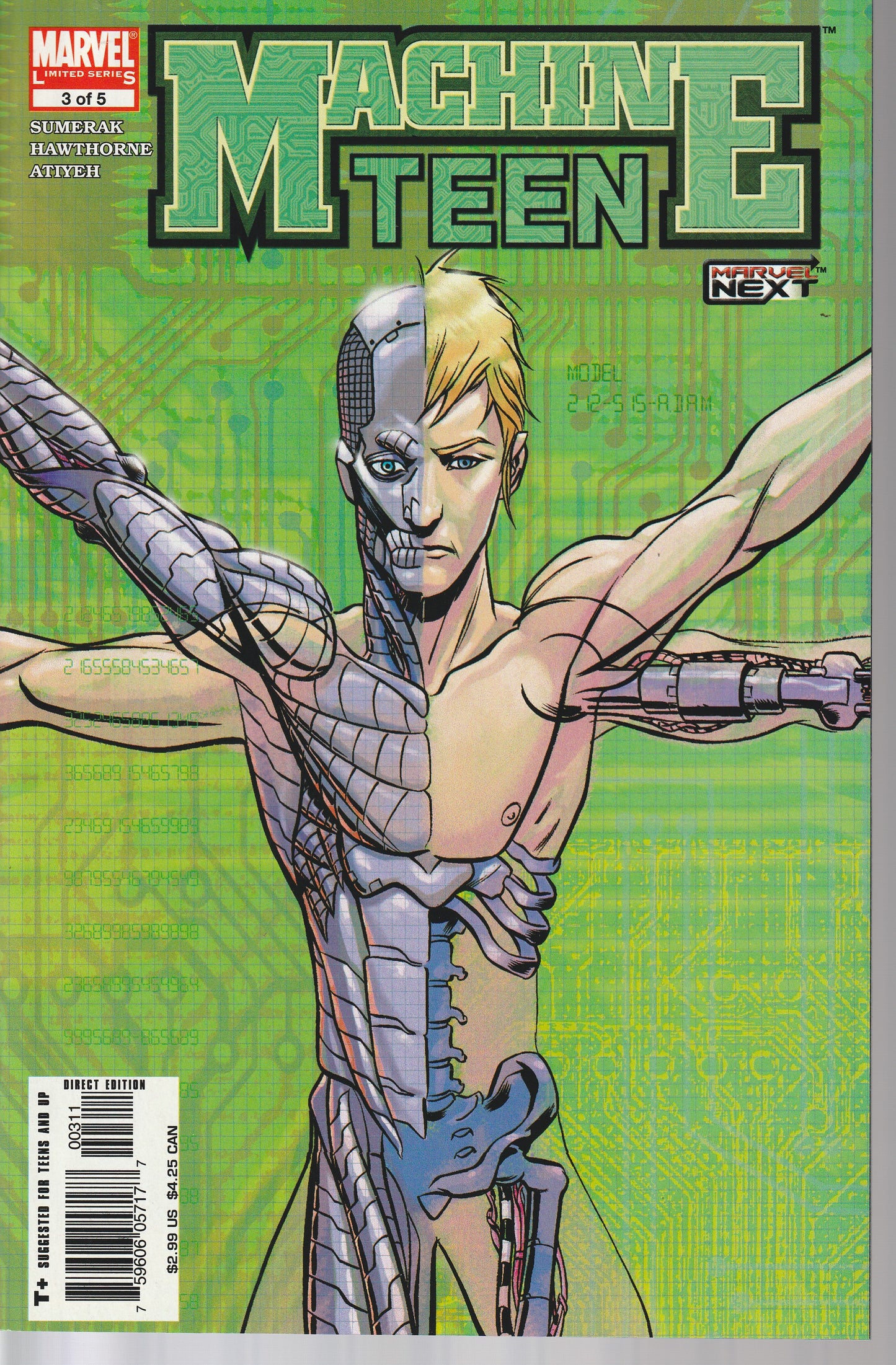 MACHINE TEEN 1-5 * COMPLETE SET