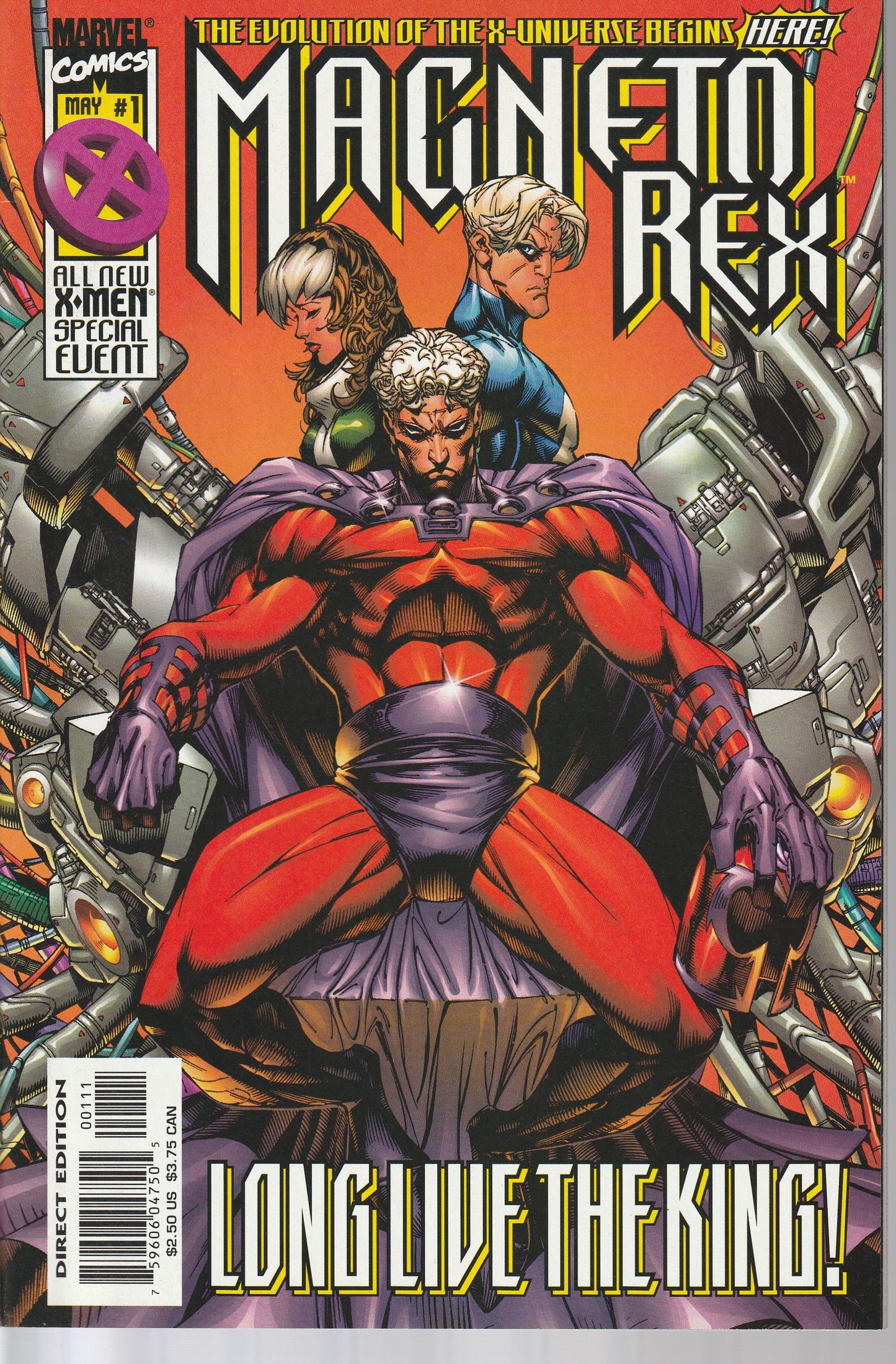 MAGNETO REX 1-3 * MARVEL COMICS - MAR 1999