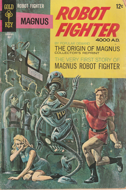 MAGNUS, ROBOT FIGHTER #22 - GOLD KEY - FEB 1968 (5.0)