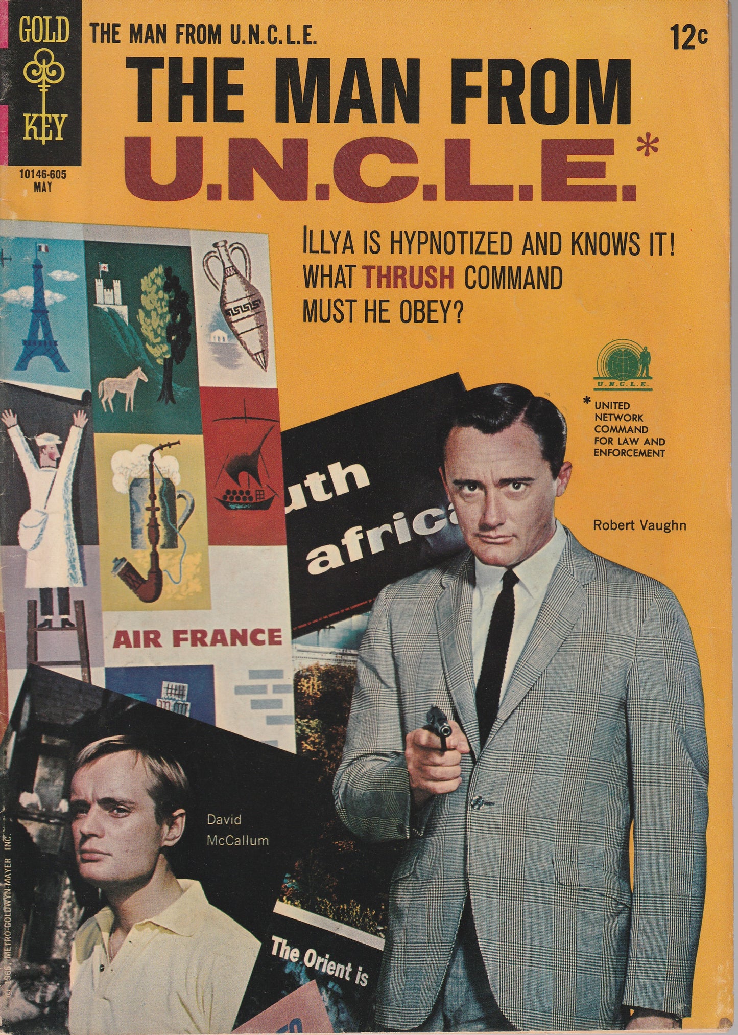 MAN FROM U.N.C.L.E. #6 - GOLD KEY - MAY 1966 (6.0)