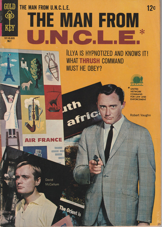 MAN FROM U.N.C.L.E. #6 - GOLD KEY - MAY 1966 (6.0)