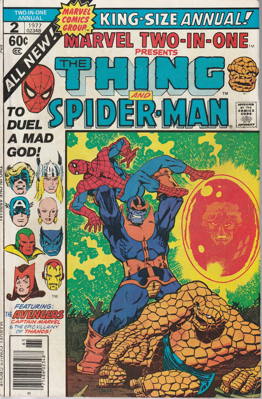 MARVEL TWO-IN-ONE ANNUAL #2 - MARVEL COMICS - AUG 23 1977 (6.0)