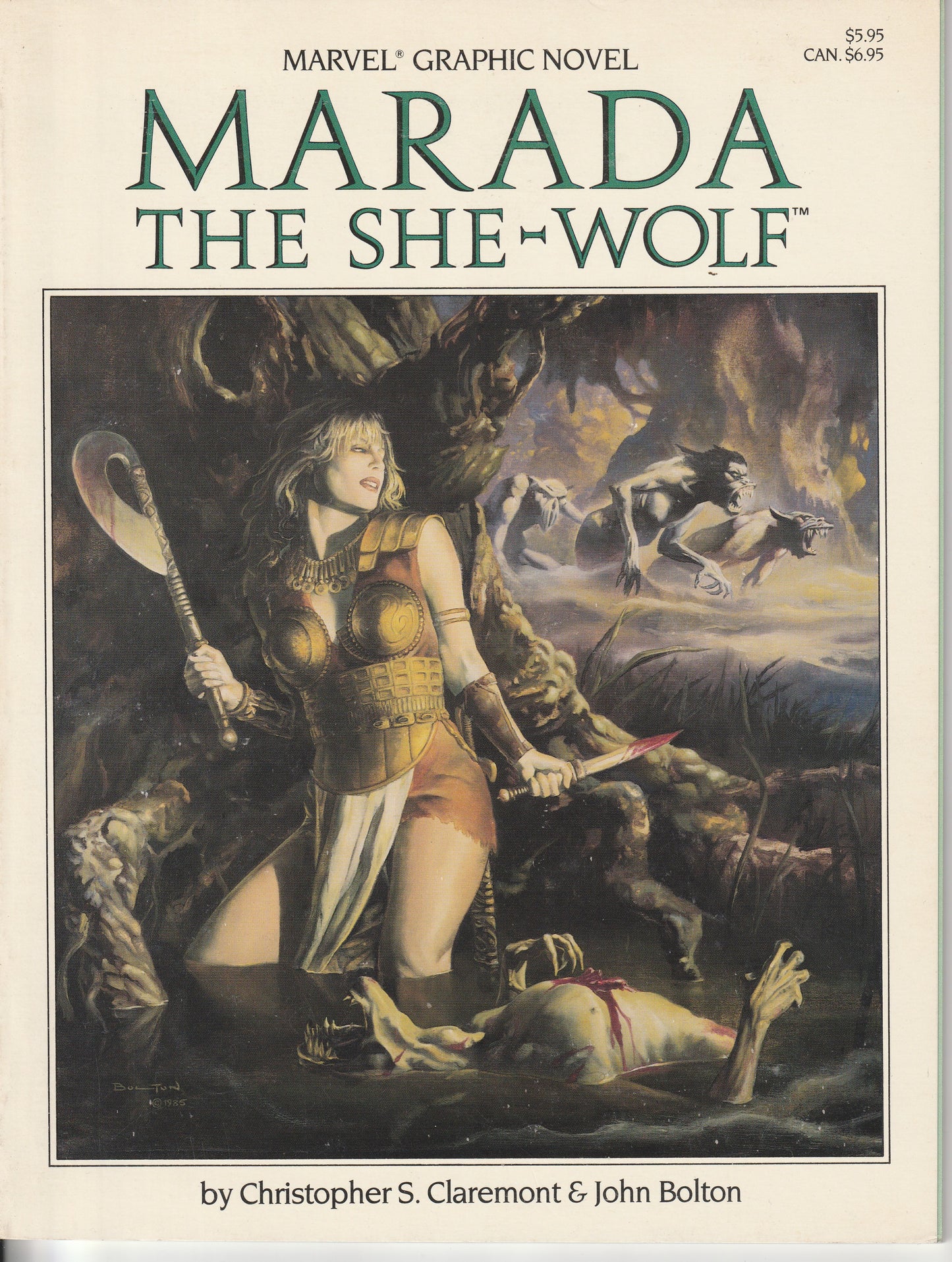 MARVEL GRAPHIC NOVEL - MARADA THE SHE-WOLF (VF/NM)