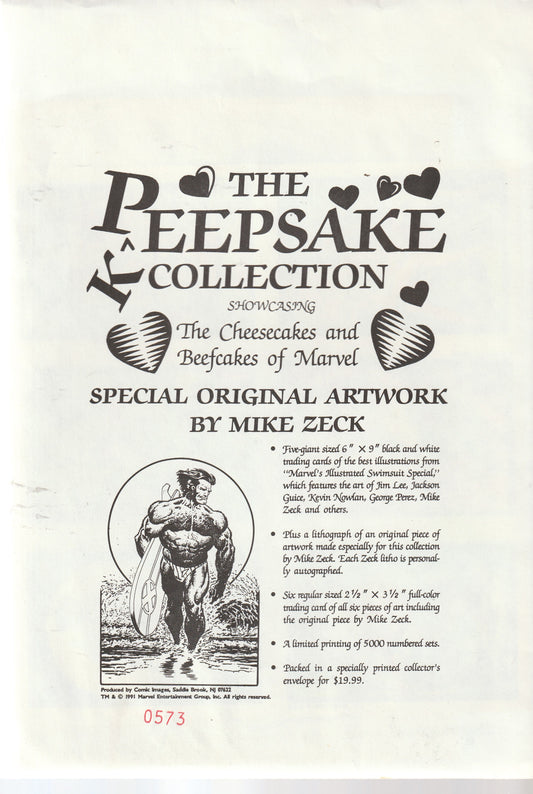 MARVEL PEEPSAKE COLLECTION || MARVEL COMICS || 1991