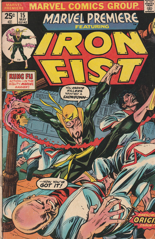 MARVEL PREMIERE #15 - MARVEL COMICS - MAY 1974 (3.5-4.0)
