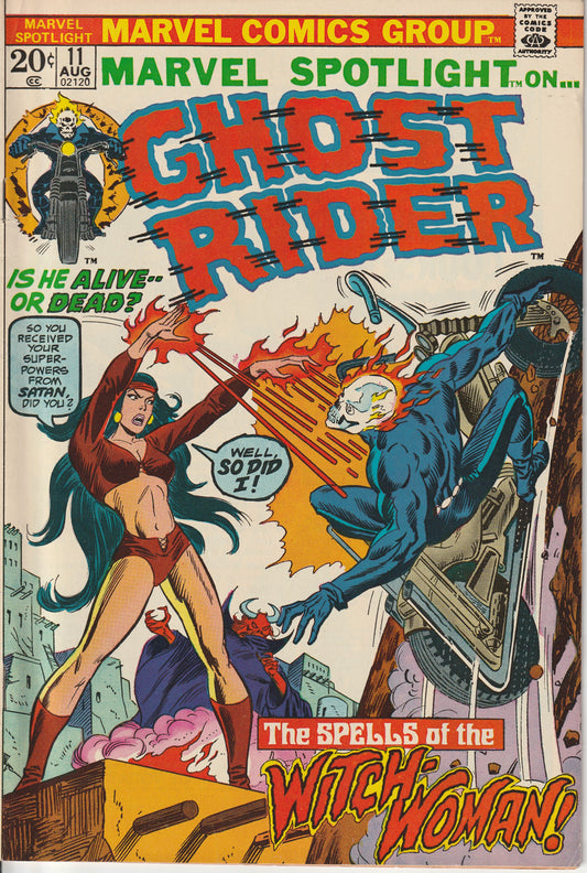 MARVEL SPOTLIGHT #11 - MARVEL COMICS - AUG 1973 (7.5-8.0)