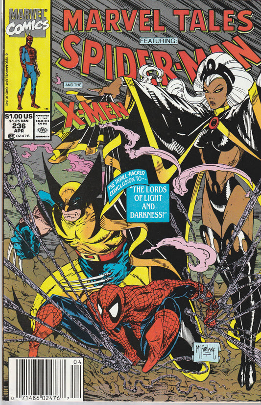 MARVEL TALES #236 - TODD McFARLANE COVER - WOLVERINE (8.5-9.0)