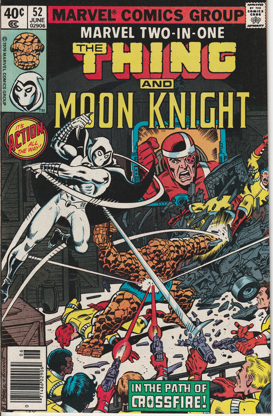 MARVEL TWO-IN-ONE #52 - MARVEL COMICS - JUN 1979 (8.5)
