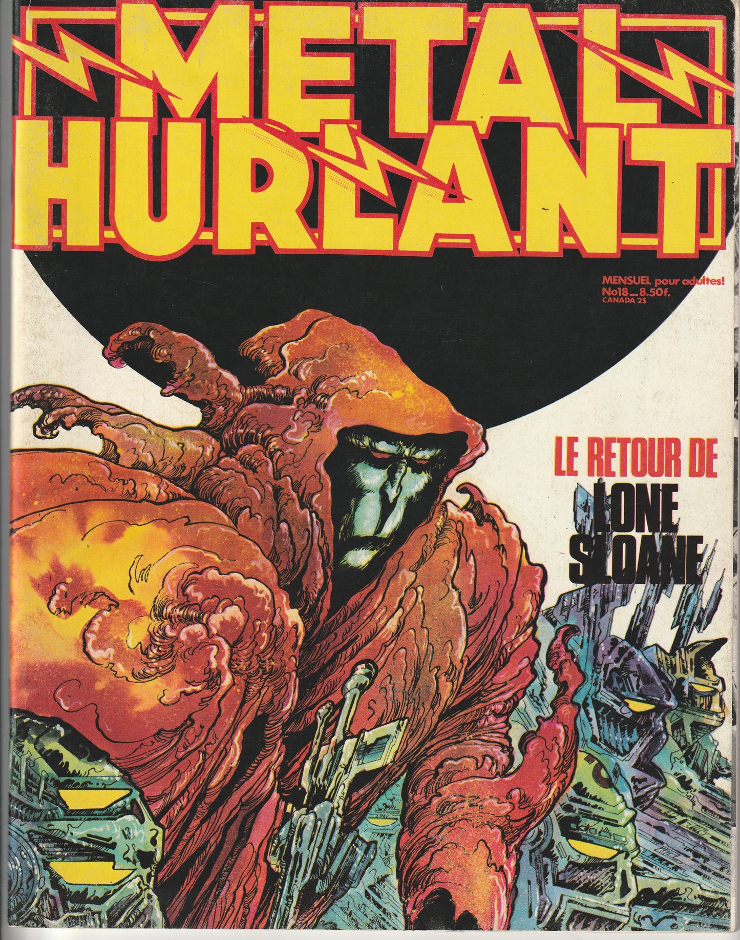 METAL HURLANT #18 - LES HUMANOIDES ASSOCIES - 1977 (7.5-8.0)