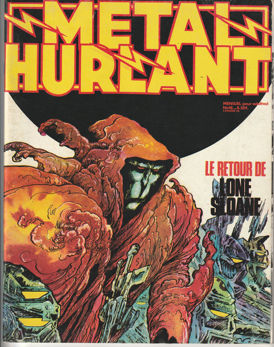METAL HURLANT #18 - LES HUMANOIDES ASSOCIES - 1977 (7.5-8.0)