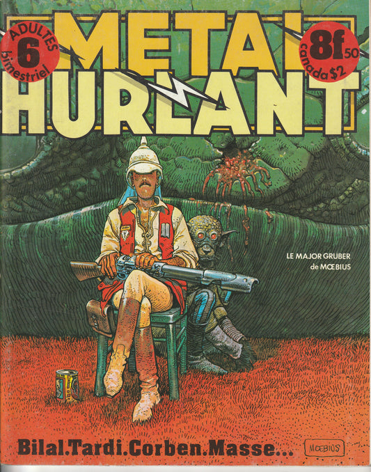 METAL HURLANT #6 - HEAVY METAL - MAR 1976 (7.5)