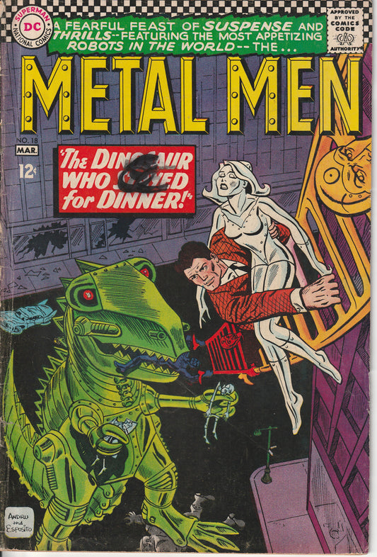 METAL MEN #18 - DC COMICS - FEB 1966 (3.0-3.5)