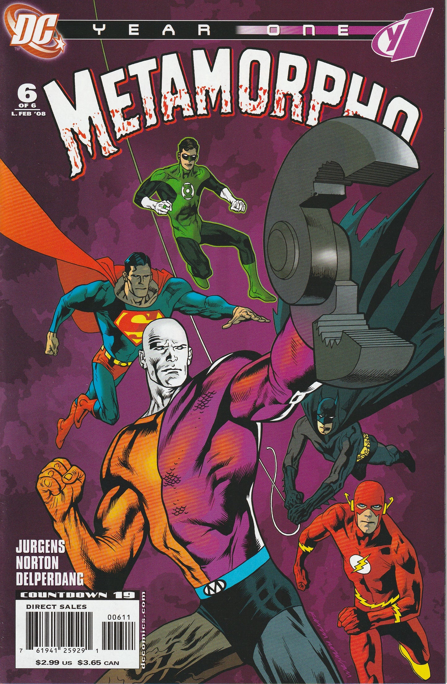 METAMORPHO 1-6 * COMPLETE SET - DC COMICS - OCT 2007