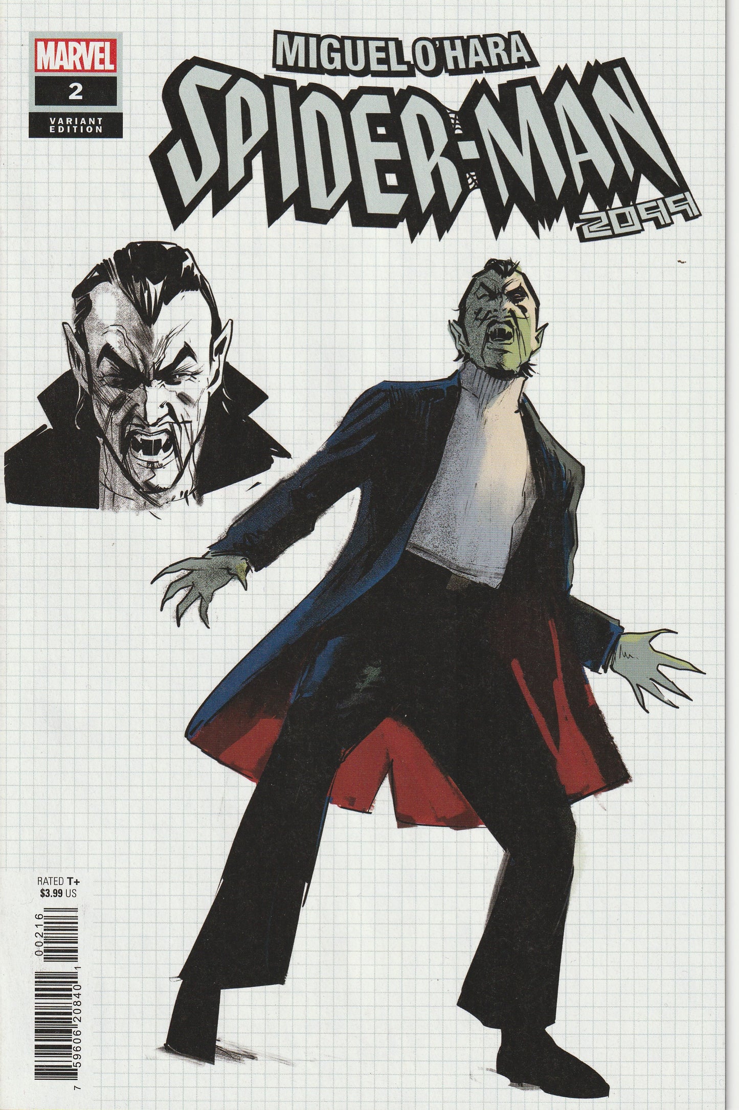 MIGUEL O'HARA : SPIDER-MAN 2099 #2 - MARVEL COMICS - JAN 10 2024