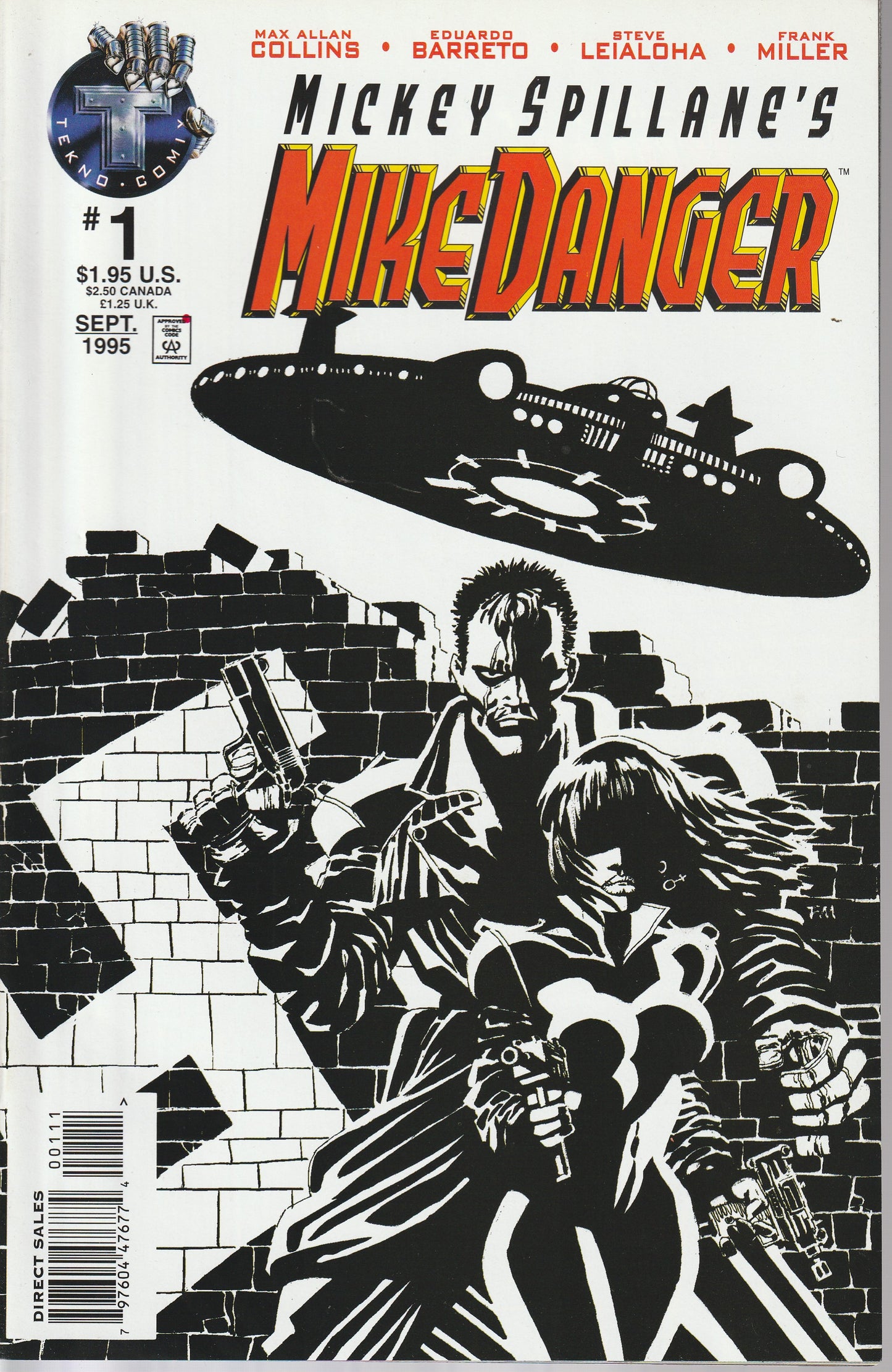 MICKEY SPILLANE'S MIKE DANGER COMIC LOT