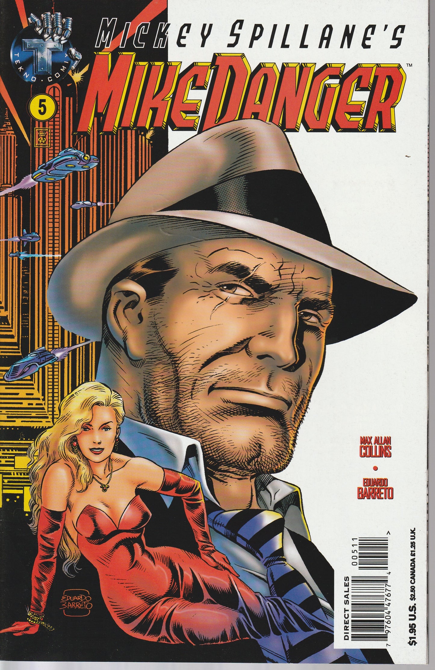 MICKEY SPILLANE'S MIKE DANGER COMIC LOT