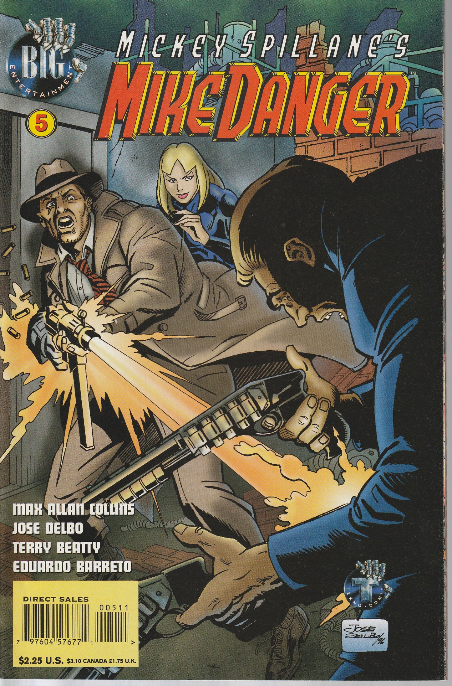 MICKEY SPILLANE'S MIKE DANGER COMIC LOT