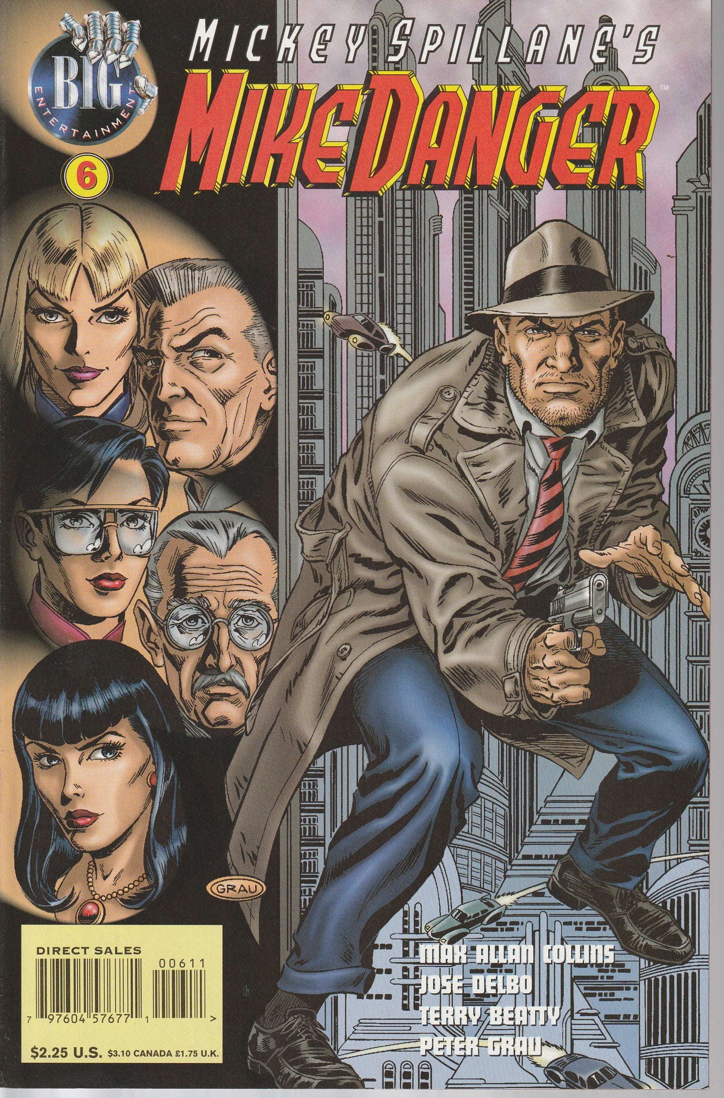 MICKEY SPILLANE'S MIKE DANGER COMIC LOT