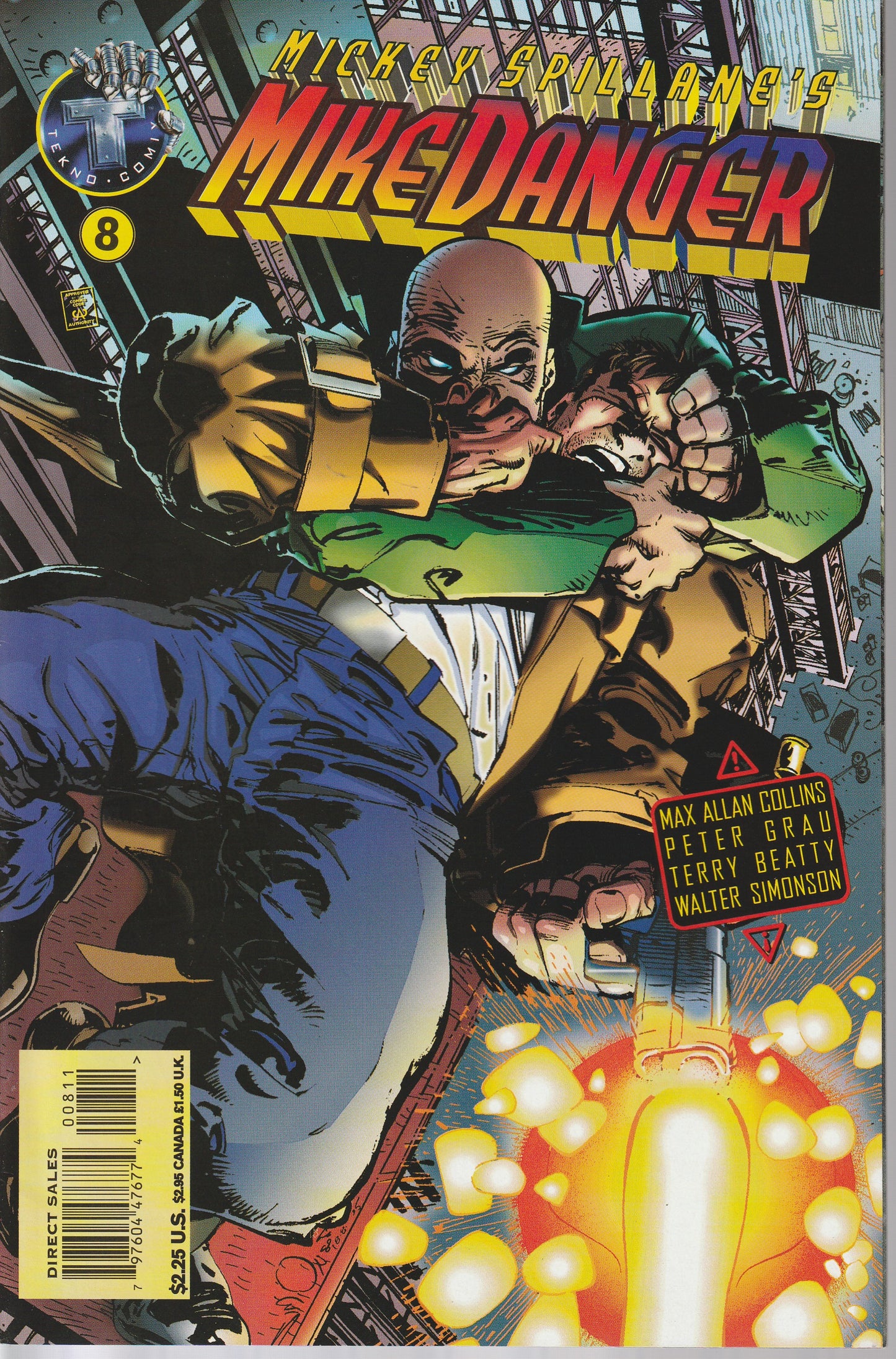 MICKEY SPILLANE'S MIKE DANGER COMIC LOT