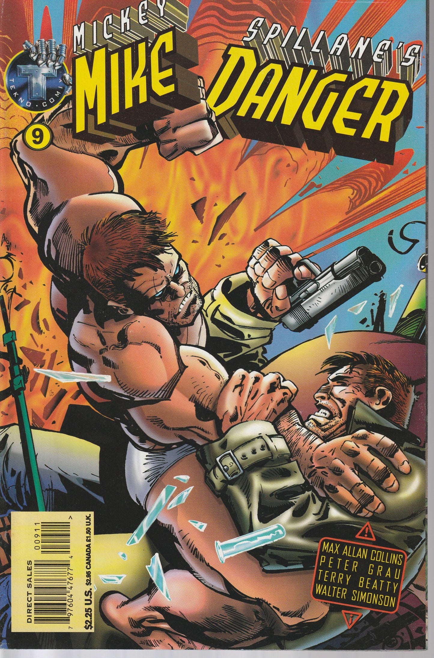 MICKEY SPILLANE'S MIKE DANGER COMIC LOT