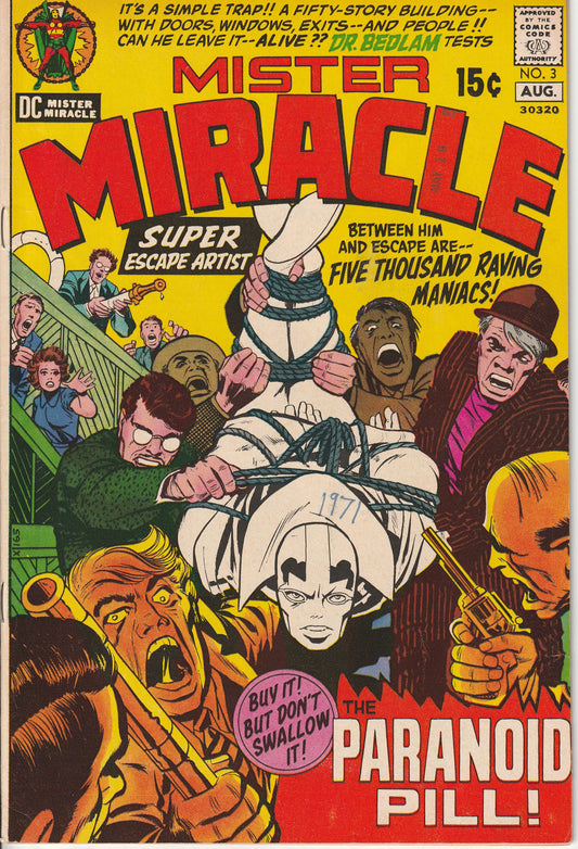 MISTER MIRACLE #3 - DC COMICS - JUL 1971 (7.5)