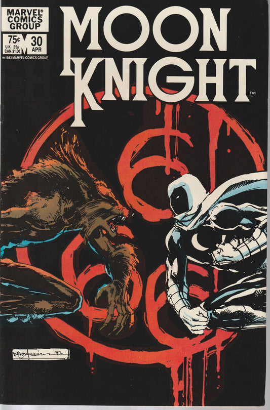 MOON KNIGHT #30 - MARVEL COMICS - APR 1983 (8.0-8.5)