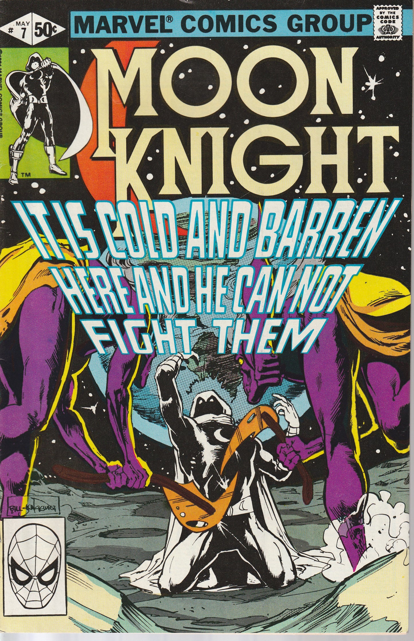 MOON KNIGHT #7 - MARVEL - MAY 1981 (7.0-7.5)
