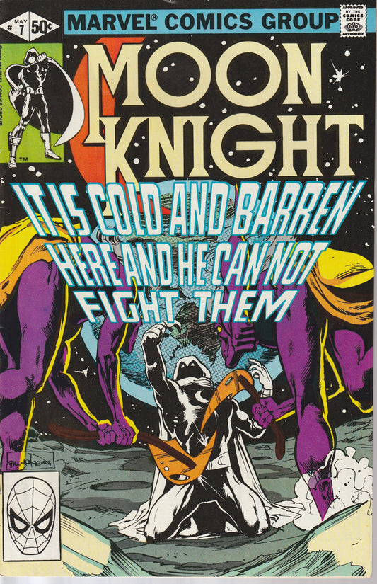 MOON KNIGHT #7 - MARVEL - MAY 1981 (7.0-7.5)