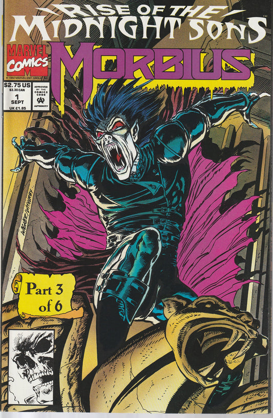 MORBIUS #1 - MARVEL COMICS - SEP 1992 (9.0)