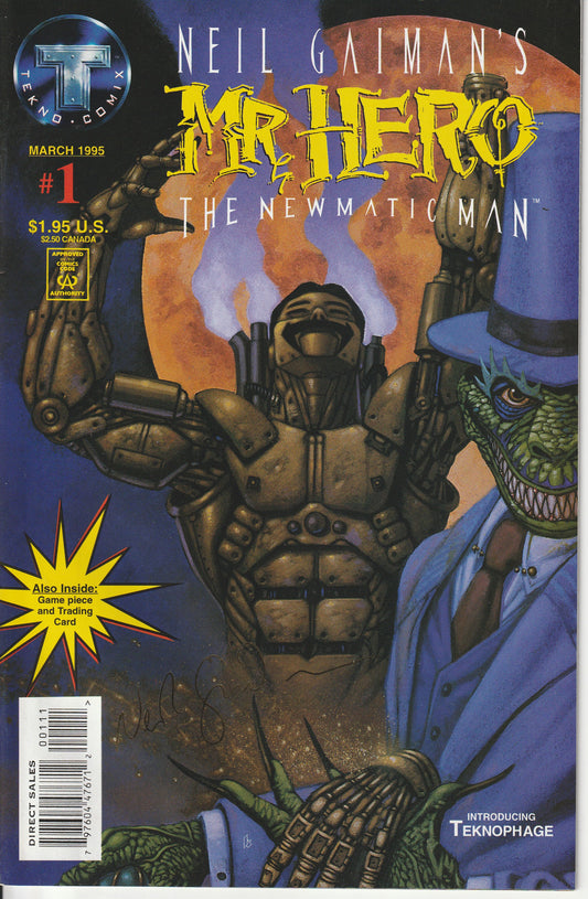 NEIL GAIMAN'S MR HERO #1 - TEKNO COMICS - MAR 1995