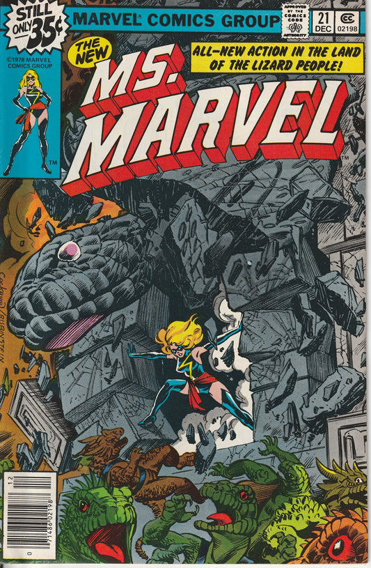 MS MARVEL #21 - MARVEL COMICS - DEC 1978 (9.0)