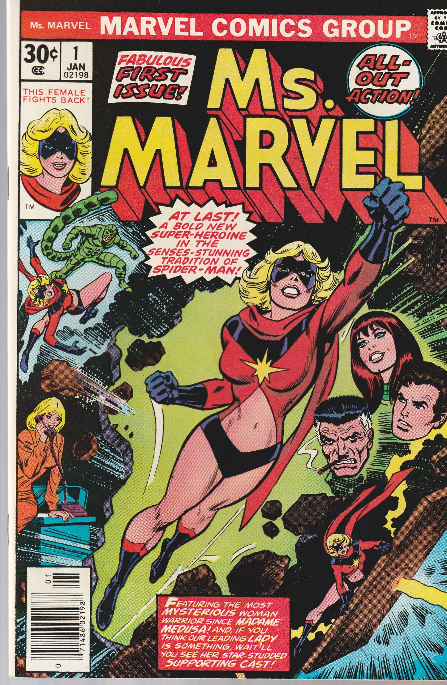 MS MARVEL #1 || MARVEL COMICS || JAN 1977 || VF/NM