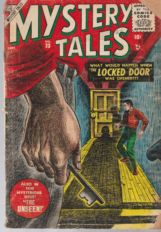 MYSTERY TALES #33 || ATLAS COMICS || SEP 1955 || (2.5-3.0)
