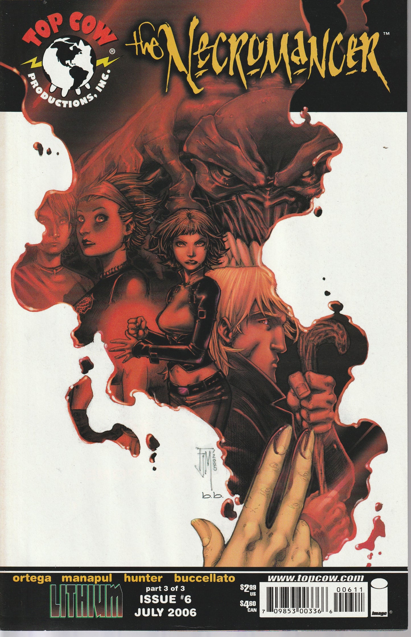 THE NECROMANCER 1-6 * COMPLETE SET * IMAGE/TOP COW