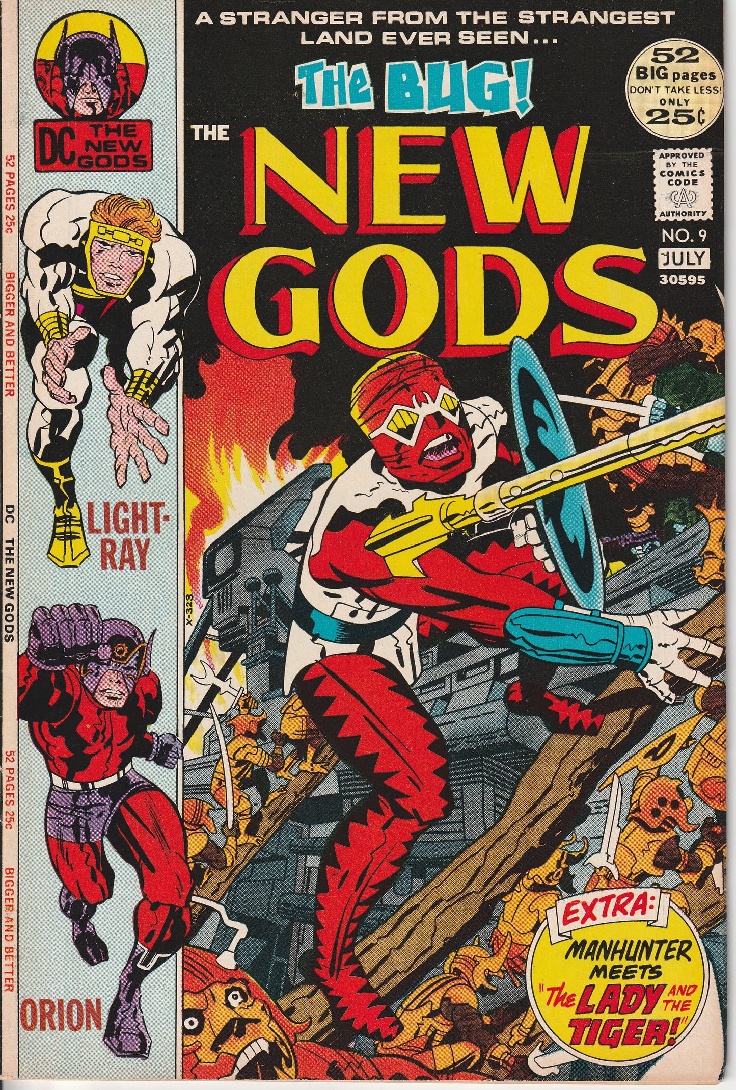 NEW GODS #9 - DC COMICS - JUN 1972 (8.0-8.5) JACK "KING" KIRBY