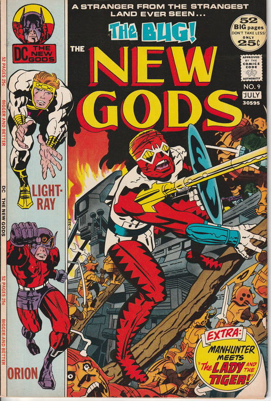NEW GODS #9 - DC COMICS - JUN 1972 (8.0-8.5) JACK "KING" KIRBY