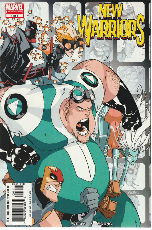 NEW WARRIORS 1-6 * COMPLETE SET - MARVEL 2005 - SKOTTIE YOUNG