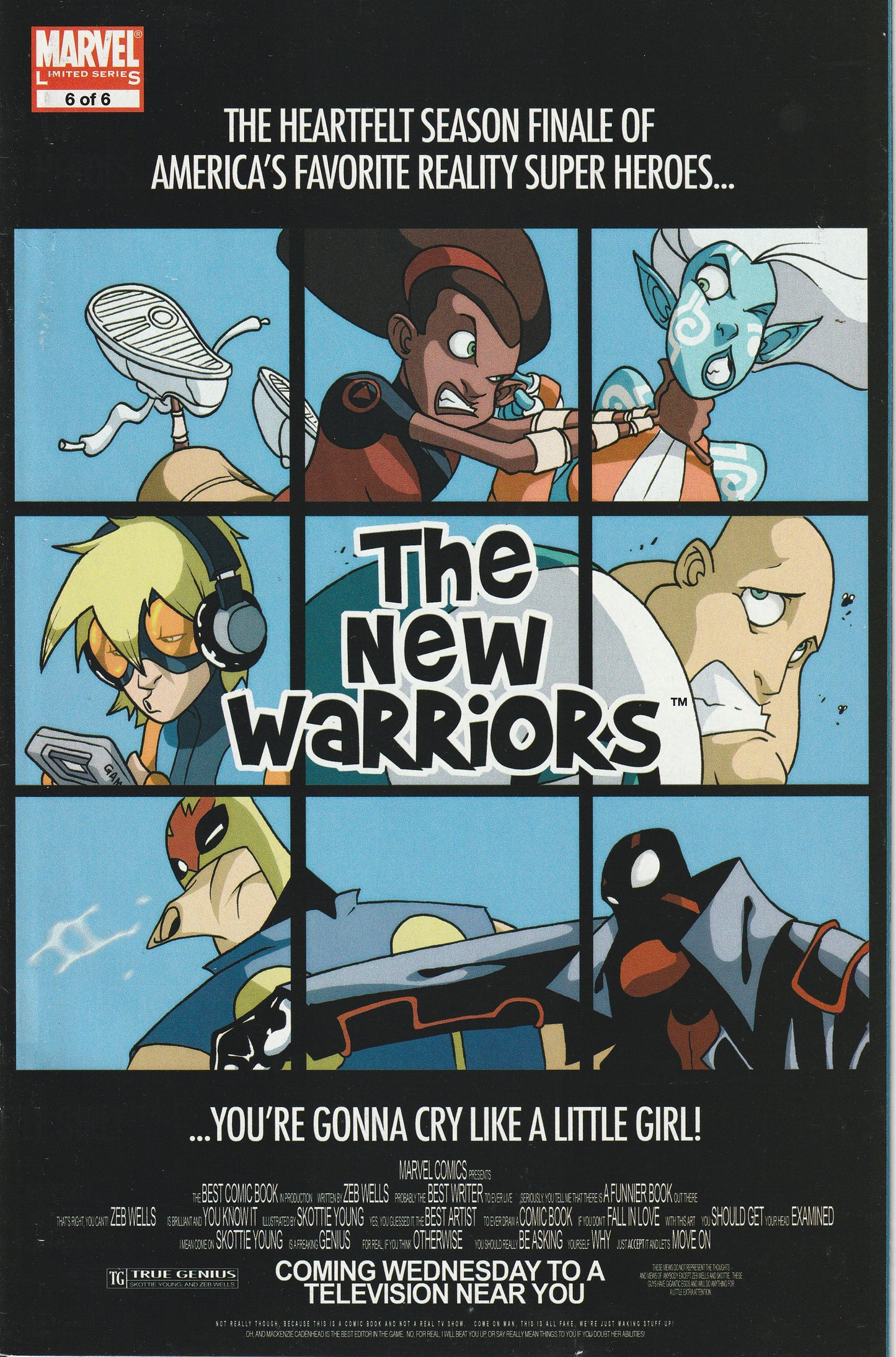 NEW WARRIORS 1-6 * COMPLETE SET - MARVEL 2005 - SKOTTIE YOUNG